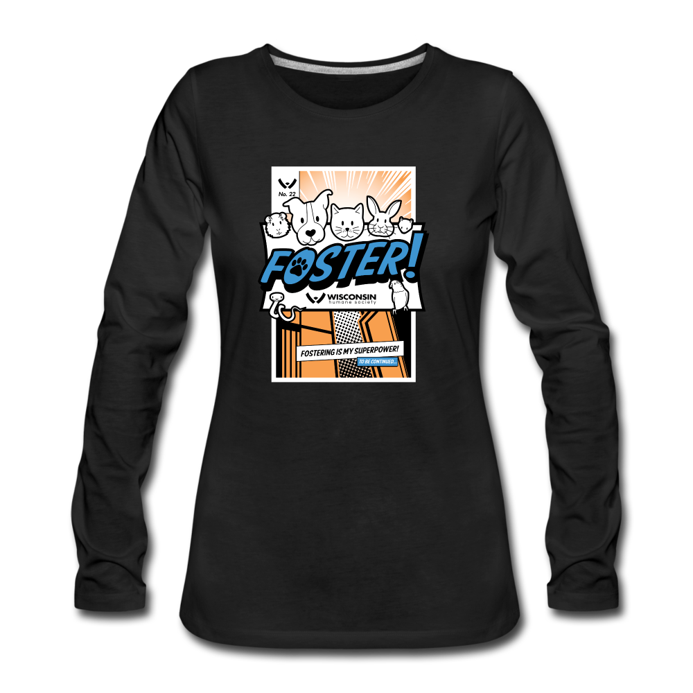
                  
                    Foster Comic Contoured Premium Long Sleeve T-Shirt - black
                  
                
