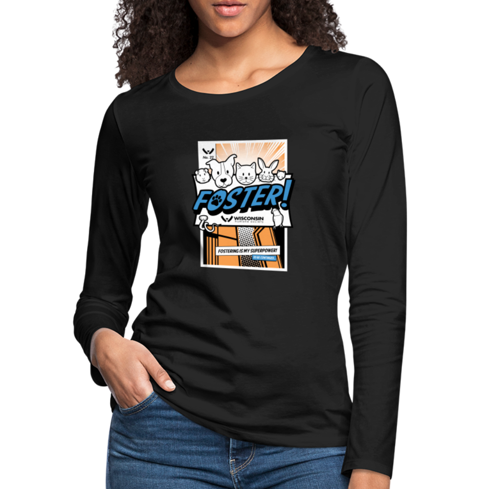 
                  
                    Foster Comic Contoured Premium Long Sleeve T-Shirt - black
                  
                