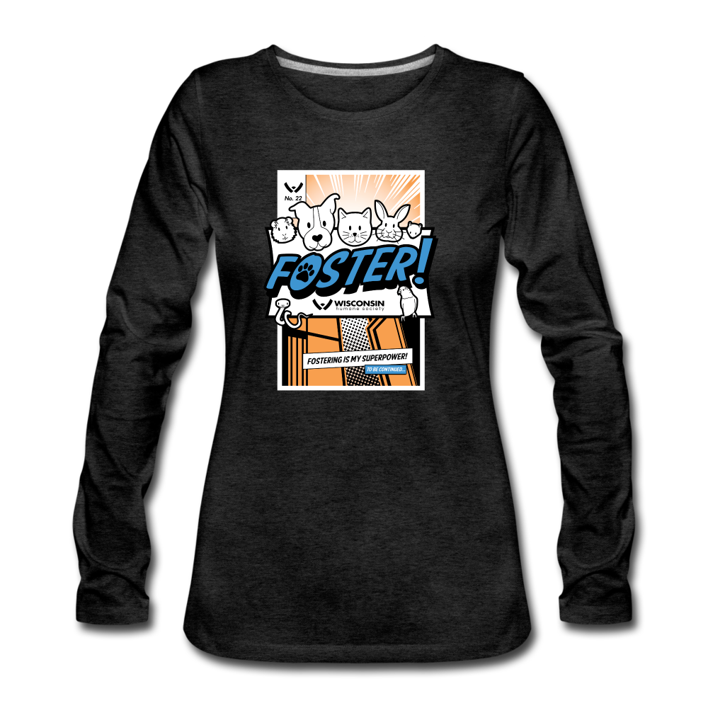 
                  
                    Foster Comic Contoured Premium Long Sleeve T-Shirt - charcoal grey
                  
                