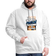 Load image into Gallery viewer, Foster Comic Contrast Hoodie - white/gray