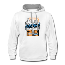 Load image into Gallery viewer, Foster Comic Contrast Hoodie - white/gray
