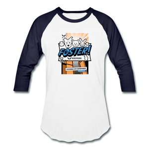 Foster Comic Baseball T-Shirt - white/navy