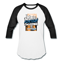 Load image into Gallery viewer, Foster Comic Baseball T-Shirt - white/black