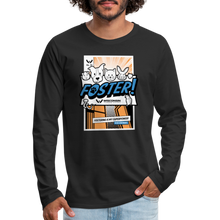 Load image into Gallery viewer, Foster Comic Classic Premium Long Sleeve T-Shirt - black