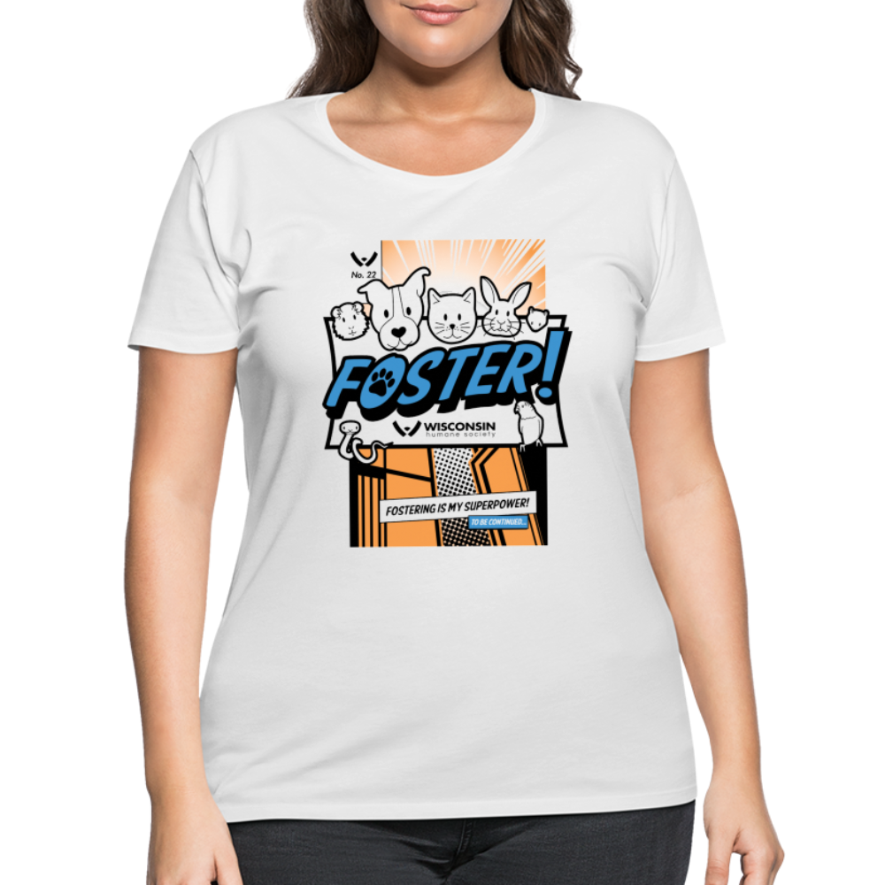
                  
                    Foster Comic Curvy T-Shirt - white
                  
                