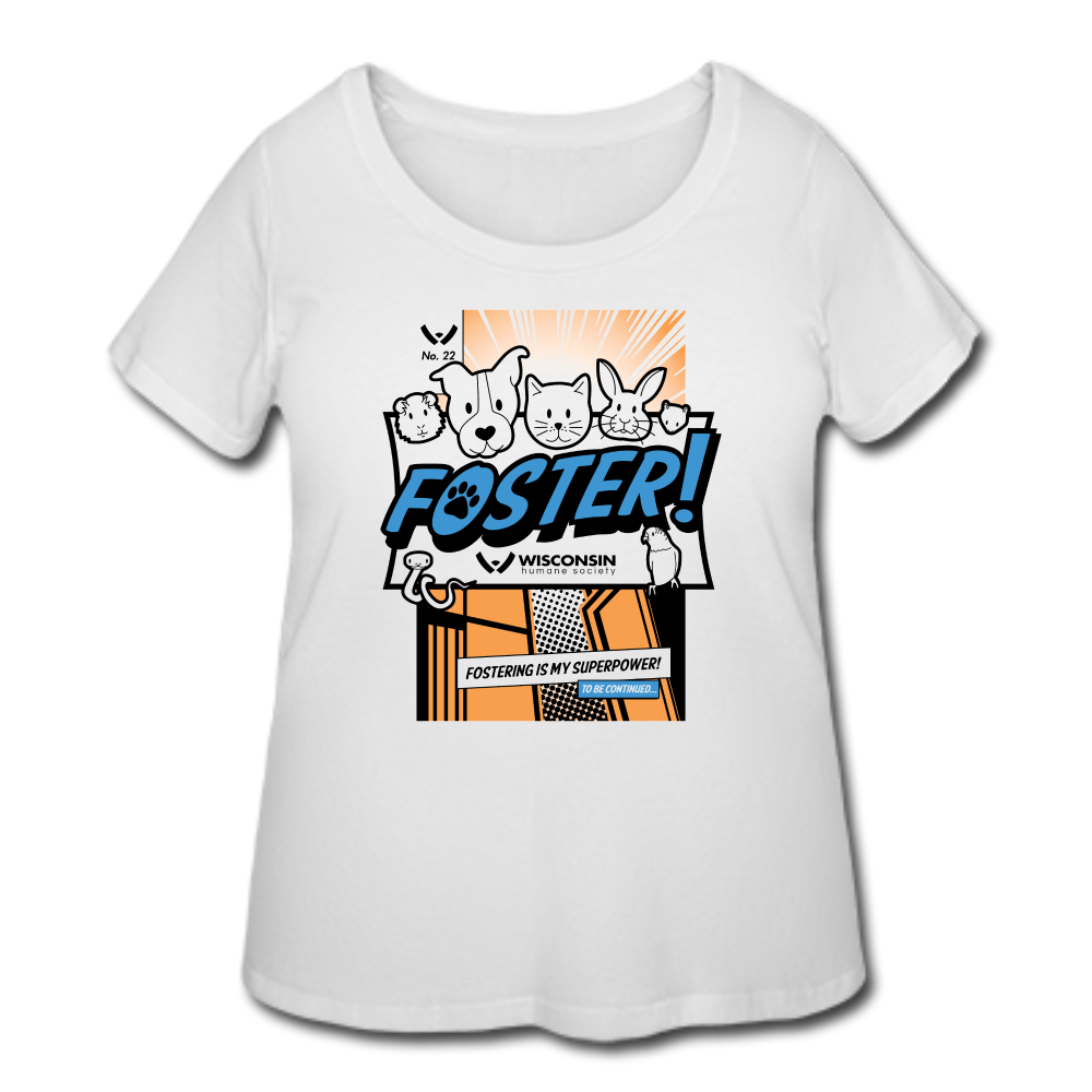 
                  
                    Foster Comic Curvy T-Shirt - white
                  
                