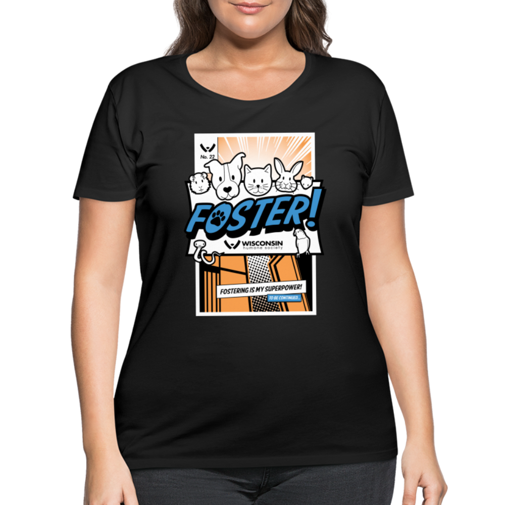 
                  
                    Foster Comic Curvy T-Shirt - black
                  
                