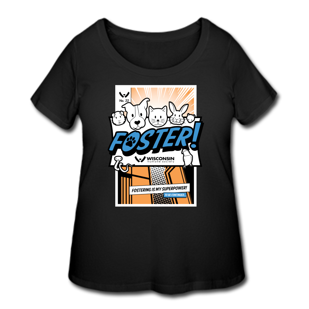 
                  
                    Foster Comic Curvy T-Shirt - black
                  
                