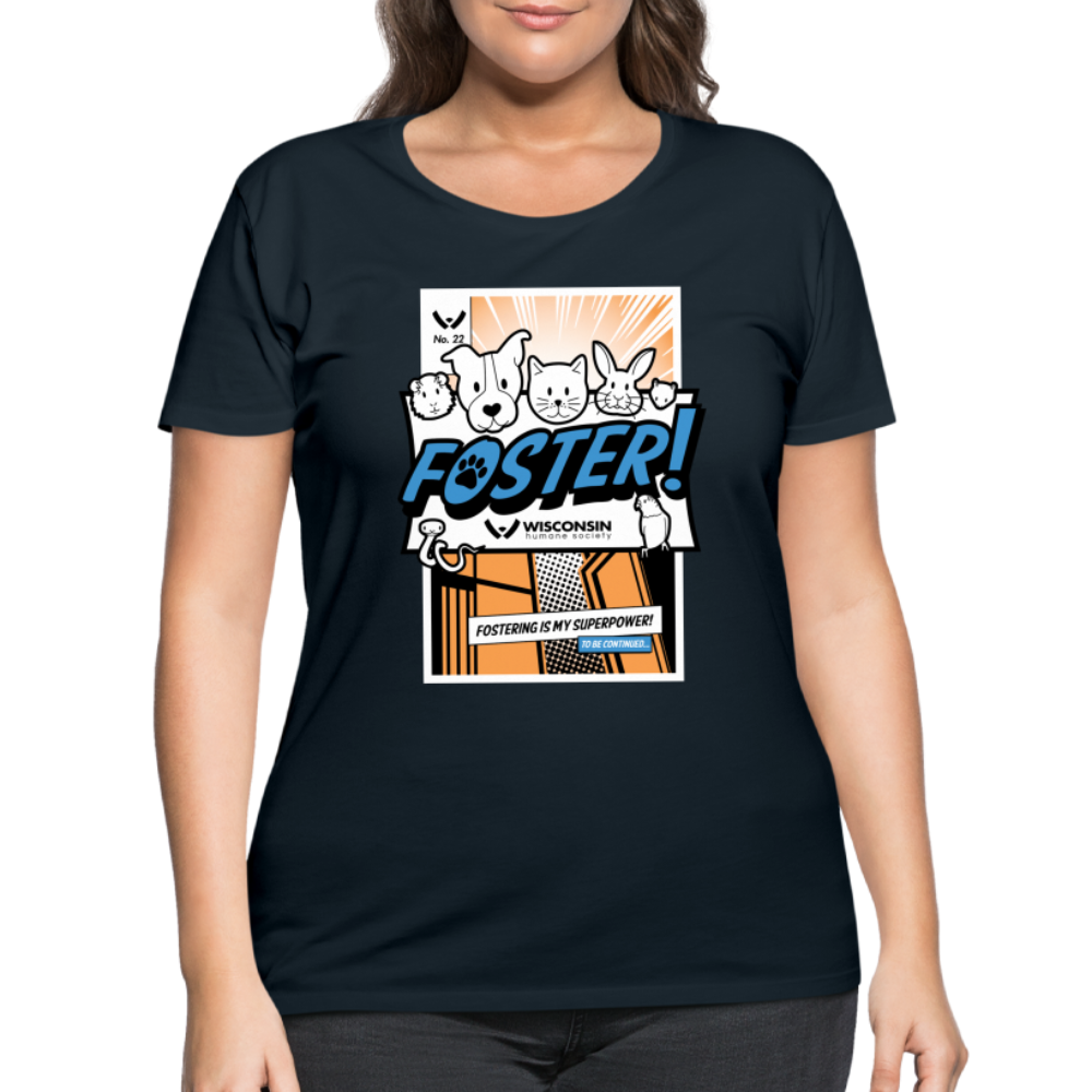 
                  
                    Foster Comic Curvy T-Shirt - navy
                  
                
