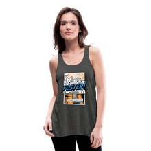 Load image into Gallery viewer, Foster Comic Flowy Tank Top by Bella - deep heather