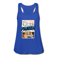 Load image into Gallery viewer, Foster Comic Flowy Tank Top by Bella - royal blue