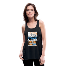 Load image into Gallery viewer, Foster Comic Flowy Tank Top by Bella - black