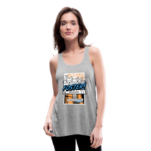 Load image into Gallery viewer, Foster Comic Flowy Tank Top by Bella - heather gray