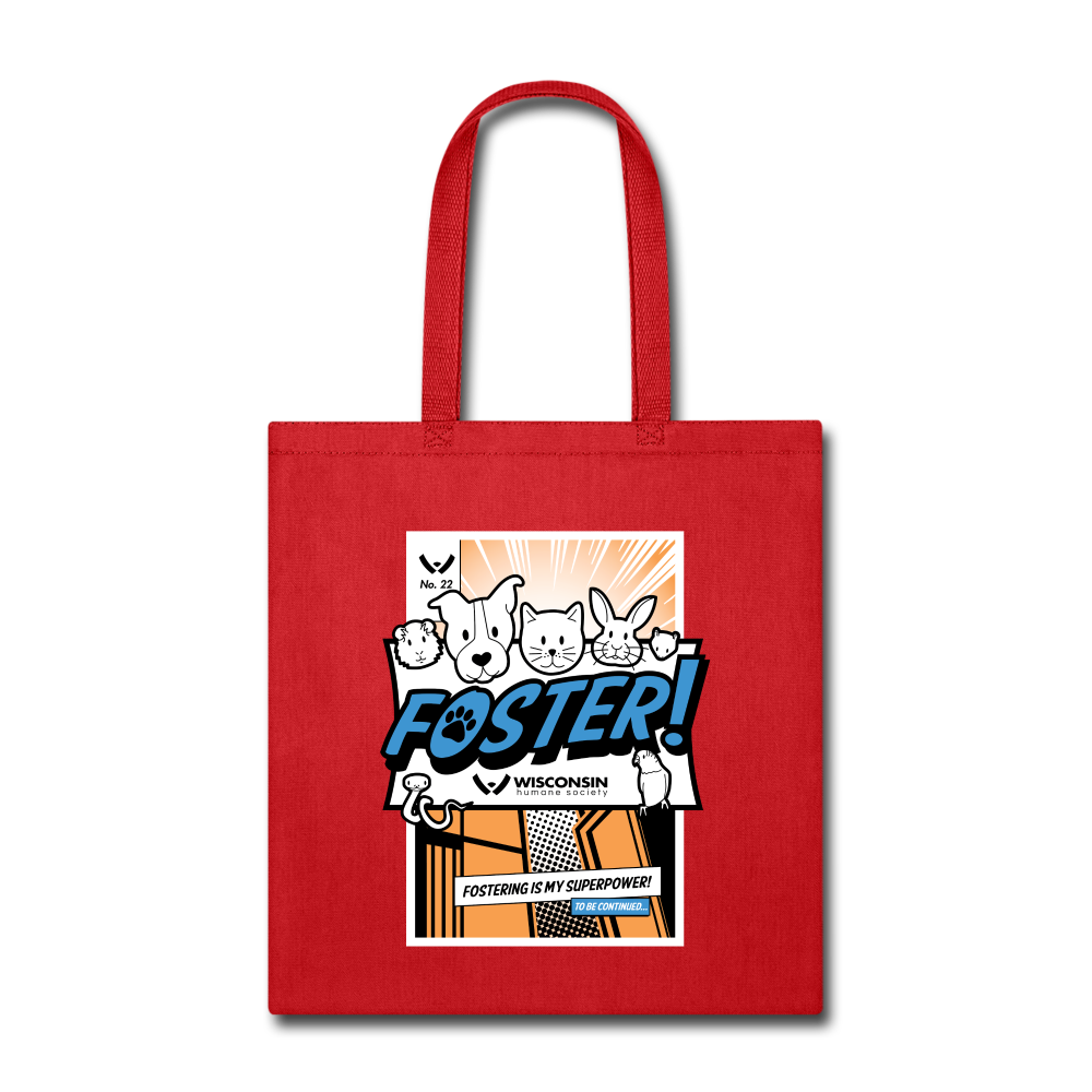
                  
                    Foster Comic Tote Bag - red
                  
                