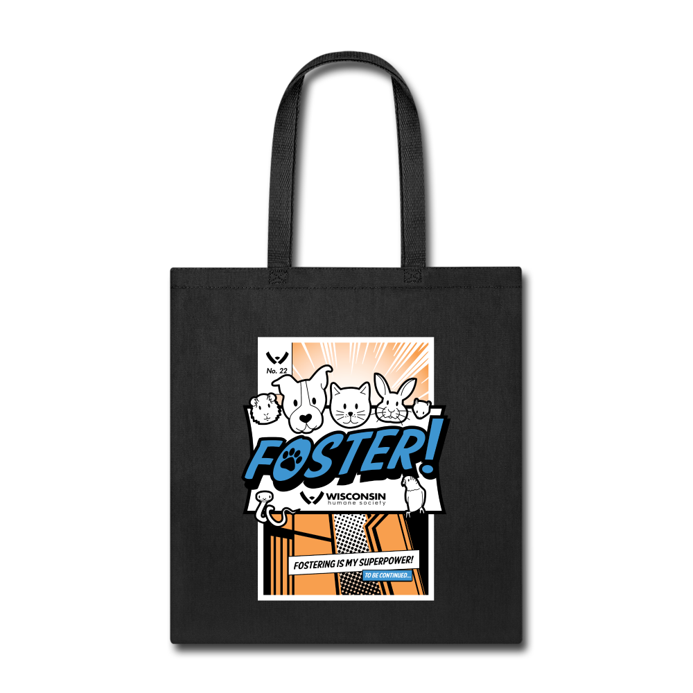 
                  
                    Foster Comic Tote Bag - black
                  
                