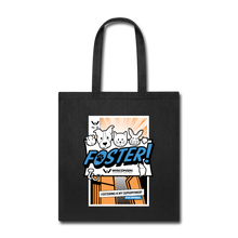 Load image into Gallery viewer, Foster Comic Tote Bag - black