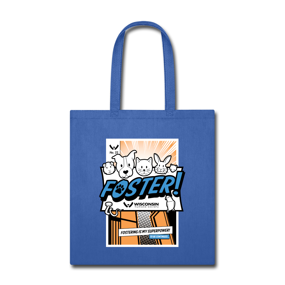 
                  
                    Foster Comic Tote Bag - royal blue
                  
                
