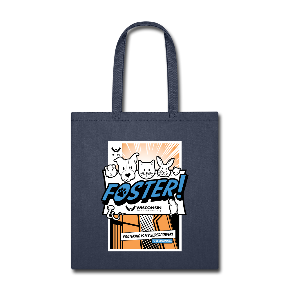 
                  
                    Foster Comic Tote Bag - navy
                  
                