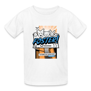 Foster Comic Kids' T-Shirt - white
