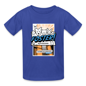 Foster Comic Kids' T-Shirt - royal blue