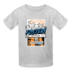Foster Comic Kids' T-Shirt - heather gray