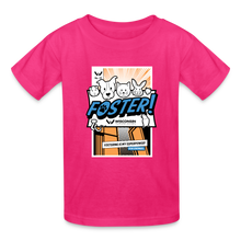 Load image into Gallery viewer, Foster Comic Kids&#39; T-Shirt - fuchsia