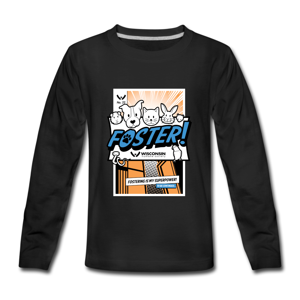 
                  
                    Foster Comic Kids' Premium Long Sleeve T-Shirt - black
                  
                