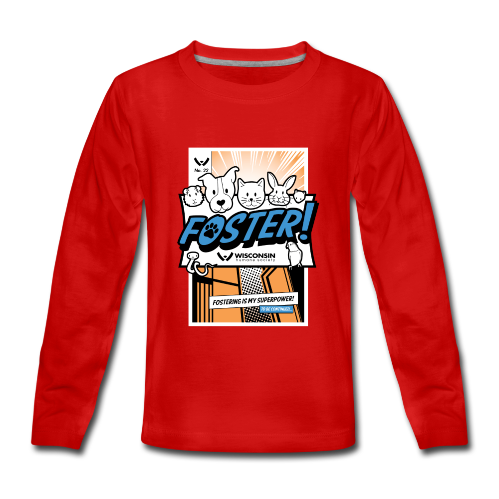 
                  
                    Foster Comic Kids' Premium Long Sleeve T-Shirt - red
                  
                