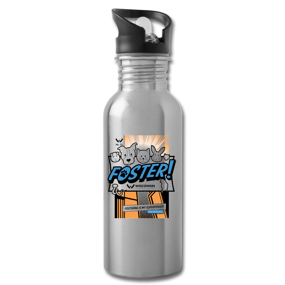 
                  
                    Foster Comic Water Bottle - silver
                  
                