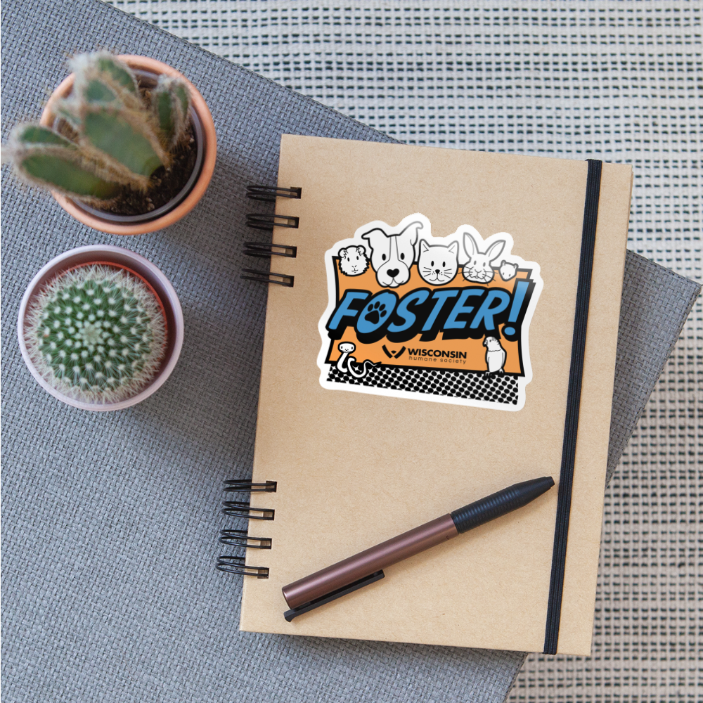 
                  
                    Foster Logo Sticker - white glossy
                  
                