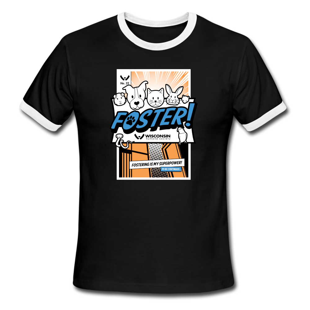 
                  
                    Foster Comic Ringer T-Shirt - black/white
                  
                