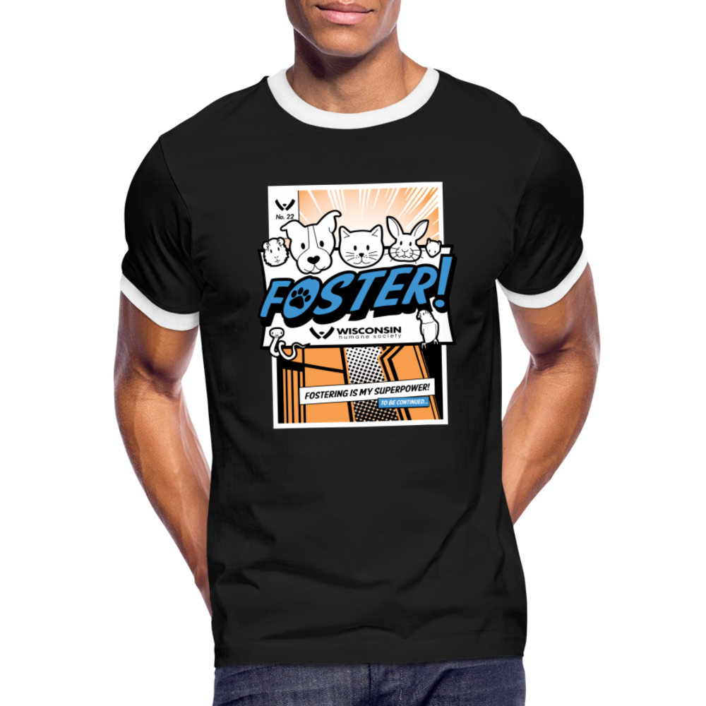 
                  
                    Foster Comic Ringer T-Shirt - black/white
                  
                