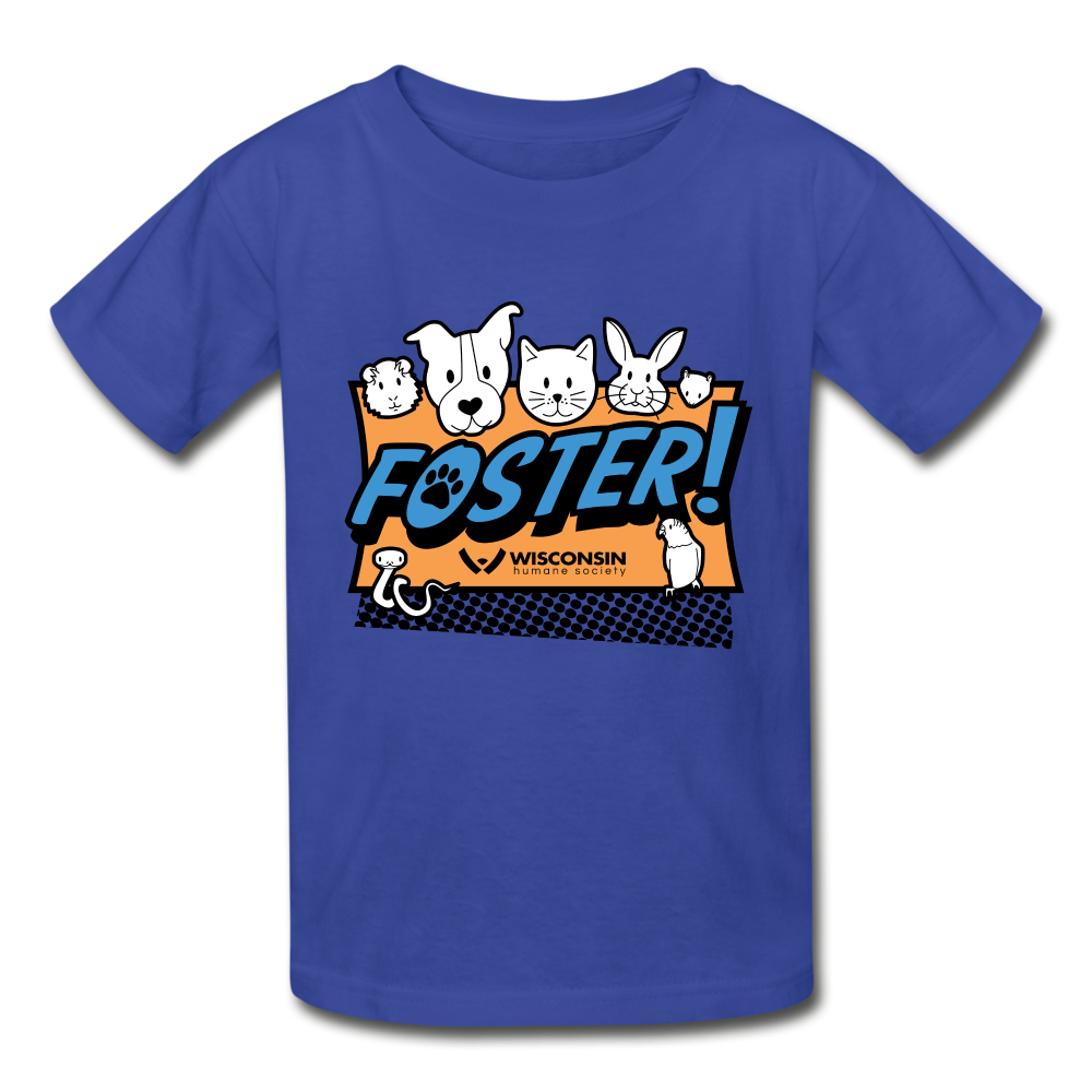 
                  
                    Foster Logo Hanes Youth Tagless T-Shirt - royal blue
                  
                