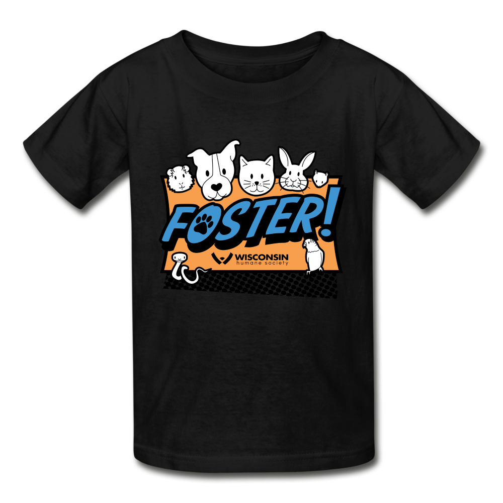 
                  
                    Foster Logo Hanes Youth Tagless T-Shirt - black
                  
                