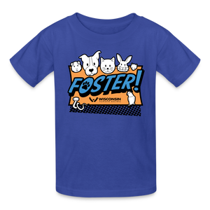 Foster Logo Kids' T-Shirt - royal blue