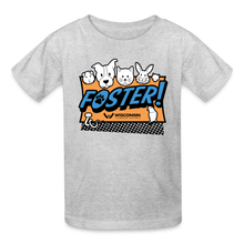 Load image into Gallery viewer, Foster Logo Kids&#39; T-Shirt - heather gray