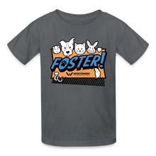 Load image into Gallery viewer, Foster Logo Kids&#39; T-Shirt - charcoal