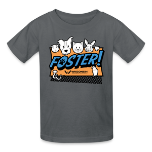 Foster Logo Kids' T-Shirt - charcoal