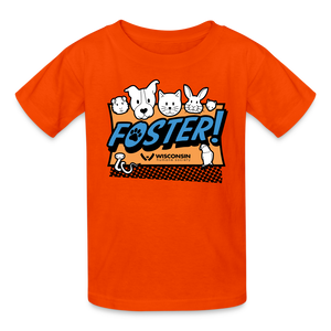 Foster Logo Kids' T-Shirt - orange