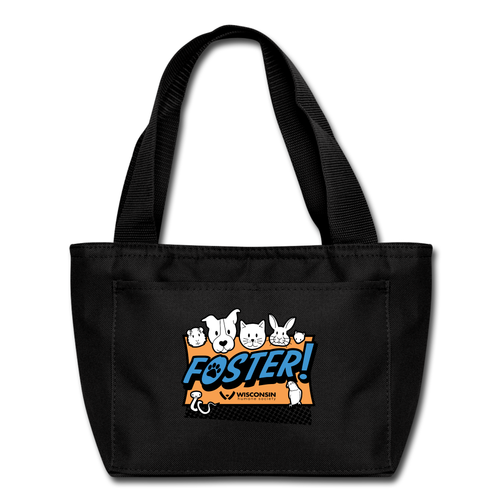 Foster Logo Lunch Bag - black