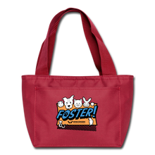 Load image into Gallery viewer, Foster Logo Lunch Bag - red
