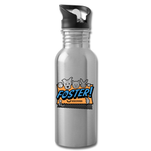 Load image into Gallery viewer, Foster Logo Water Bottle - silver