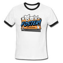 Load image into Gallery viewer, Foster Logo Ringer T-Shirt - white/black