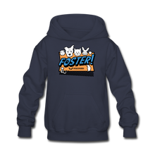 Load image into Gallery viewer, Foster Logo Kids&#39; Hoodie - navy