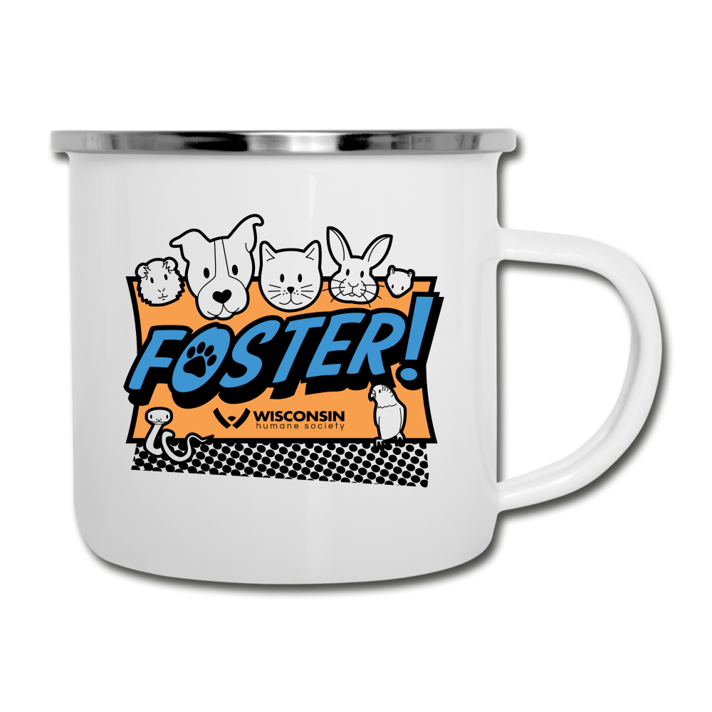 
                  
                    Foster Logo Camper Mug - white
                  
                