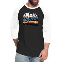Load image into Gallery viewer, Foster Logo Baseball T-Shirt - black/white