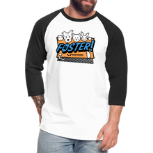 Load image into Gallery viewer, Foster Logo Baseball T-Shirt - white/black