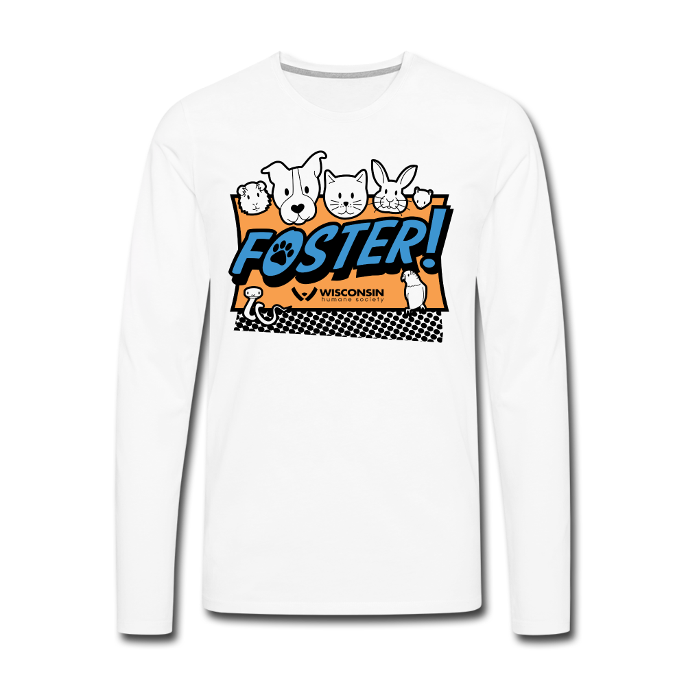 
                  
                    Foster Logo Classic Premium Long Sleeve T-Shirt - white
                  
                