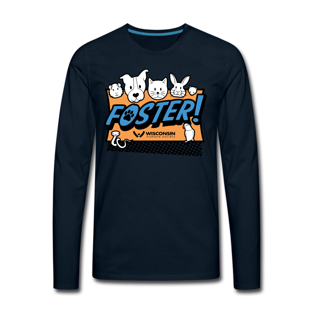 
                  
                    Foster Logo Classic Premium Long Sleeve T-Shirt - deep navy
                  
                