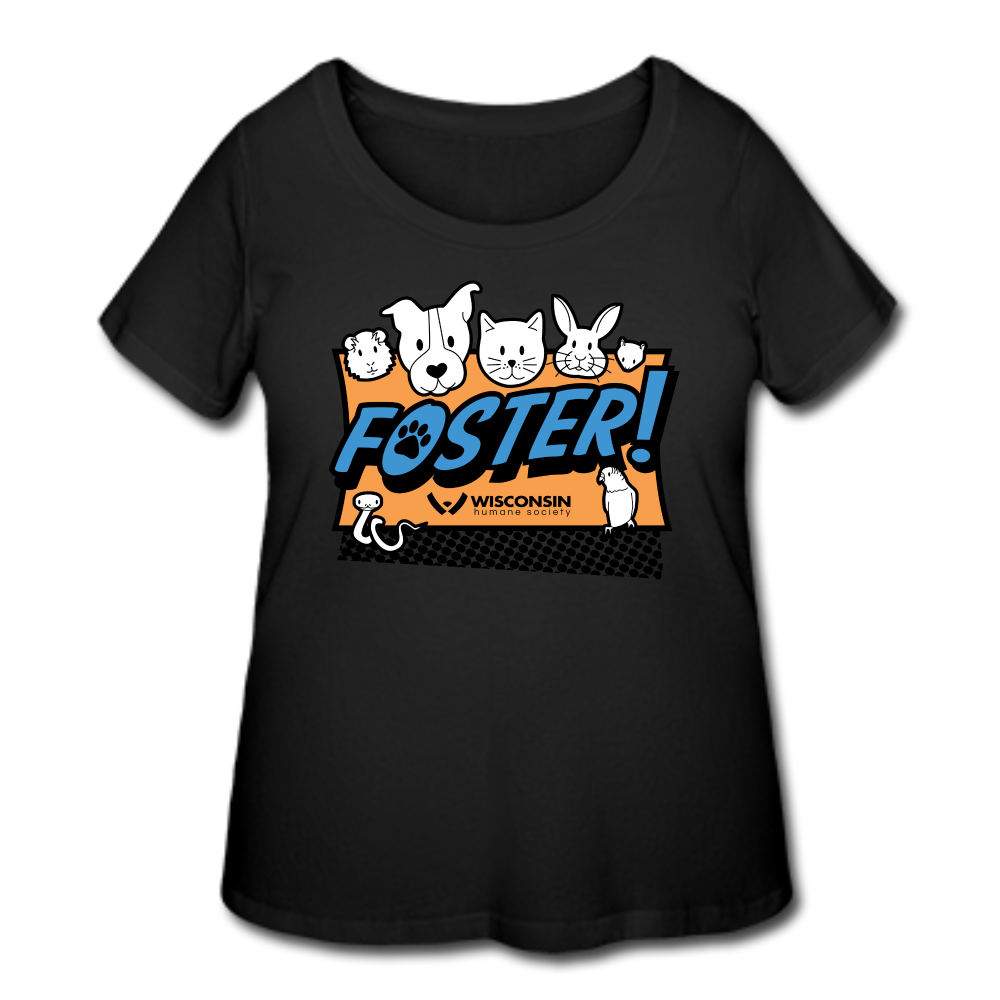 
                  
                    Foster Logo Curvy T-Shirt - black
                  
                